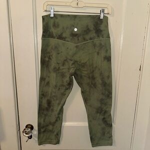 LULULEMON Tie Dye Align high rise 25” size 10